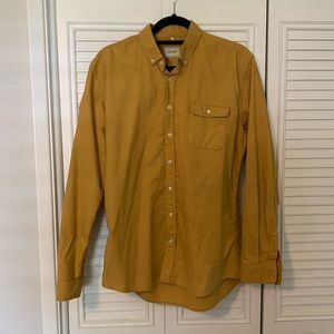 Mustard Yellow Frank & Oak Button Up